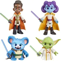 Hasbro : Young Jedi Adventures Kai Brightstar Action Figure, 4-Inch Skala, Leksaker för 3-åringar