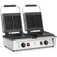 Royal Catering Våffeljärn - Dubbelt - Belgiska våfflor - - 2 x 2,000 W