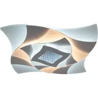 Naeve LED taklampa Liora, dimbar, Vitt / opal, Vardagsrum / matsal, Metall, Modern, LED-taklampa