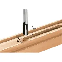 Festool Notfräs med bottenskär ; 30 mm; 20/60 mm