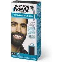 Just for men Gel COLORATION moustache, barbe et favoris #noir 15 ml