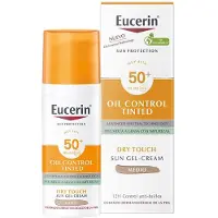 Eucerin Sun Protection Oil Control tinted Sun Gel-Cream SPF 50+ (Medium) 50 ml