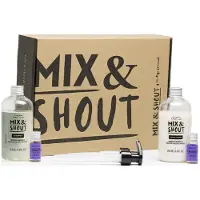 Mix & Shout Lockigt Hår Skyddsshampo Set - 4-Delar Rutin