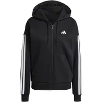 Adidas Essentials 3 Stripes Fleece Sweatshirt Med Dragkedja