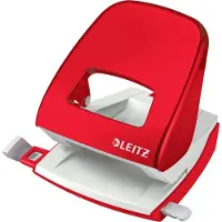 Leitz NeXXt WOW - Hålslag - 30 ark / 3 mm - metall - röd