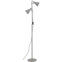 Orion Golvlampa School, Aluminium / grå / zink, Vardagsrum / matsal, Metall, Modern, Golvlampa