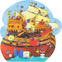 Djeco Pussel - 54 Bitar - Barbarossas Skepp - - One Size - Pussel