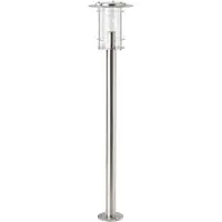 Brilliant 44785/82 York Utomhusmarkbelysning Halogen E27 60 W Rostfritt stål