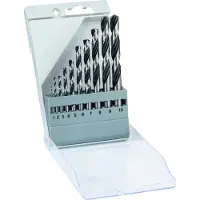Bosch 2608577348 2608577348 Metall-spiralborrset 1 mm, 2 mm, 3 mm, 4 mm, 5 mm, 6 mm, 7 mm, 8 mm, 9 mm, 10 mm 1 set