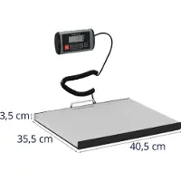 Steinberg Systems Paketvåg - 100 kg / 0,05 kg - 35,5 x 40,5 cm - extern LCD
