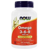 Now - OMEGA 3-6-9 1000MG. 250 SGELS