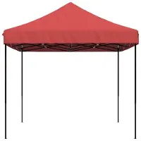 vidaXL Pop-Up hopfällbart partytält 440x292x315 cm vinröd