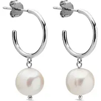 Sparv Pearly silverfärgade örhängen 1160201