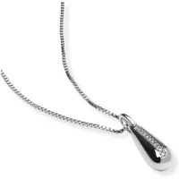 Sparv Noir silverfärgat halsband 3180201
