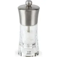 Peugeot Ouessant, Saltkvarn, Transparent, Akryl, Rostfritt stål, Rostfritt stål, Salt, 140 mm