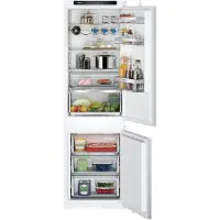 Siemens iQ300 KI86NVSE0 - Kylskåp/frys - bottenfrysskåp - inbyggd - fördjupning - bredd: 56 cm - djup: 55 cm - höjd: 177.5 cm - 260 liter - Klass E