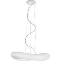 Stilnovo Design pendellampa Mr. Magoo, dimbar, Vitt / opal, Vardagsrum / matsal, Syntetmaterial, Design, Pendellampa