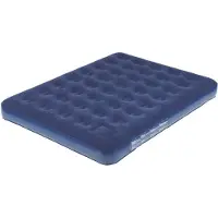 Trigano - Madrass - Matelas Velours Pompe Intégrée 2p för Unisex - Blå