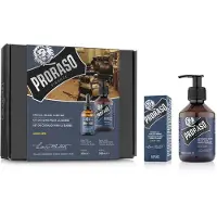 Proraso Skäggvårdsset för män, Skäggtvål & Olja med Azure Lime för att Tämja & Rengöra