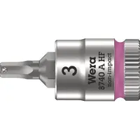 Wera 8740 A 05003332001 Inner-sexkantig Hylsnyckel-bitsinsats Låsfunktion 3 mm 3 mm 1/4