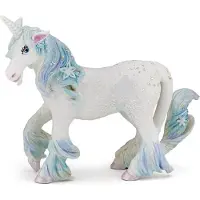 Papo Glass Enhörning - H: 10 cm - - One Size - Leksaksdjur