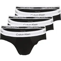 Calvin Klein 3 Pack Hip Briefs Icon Cotton Stretch