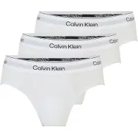 Calvin Klein 3 Pack Hip Briefs Icon Cotton Stretch