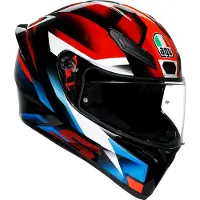AGV K1 S Fastlap Integralhjälm Svart/Röd/Blå XS Unisex sort