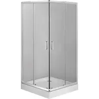 Deante Kyc 041k Fyrkantig Duschkabin 90 Cm