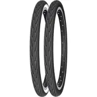 Michelin City'J Clincher Tyre 20" svart 37-451 | 20x1 3/8 2022 Däck till City- & Trekkingcyklar