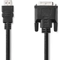 Ginza.se Nedis HDMI(tm) kabel | HDMI(tm) Kontakt | DVI-D 24+1-Pin Hane | 1080p | Nickelplaterad | 3.00 m | Rak | PVC | Svart | Label