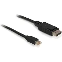 DeLOCK Mini DisplayPort 1.2-kabel, mini DisplayPort hane till DisplayPort hane, 4K, 2 m