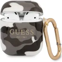 GUESS GUA2UCAMG AirPods skydd svart/svart Camo Collection