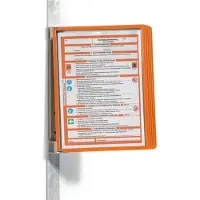 Durable 591409 Genomskinlig tavla Orange (B x H x D) 325 x 360 x 260 mm DIN A4