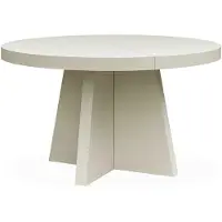 Artwood Trent förlängningsbart matbord ivory mist 130-250x130cm