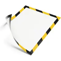 Durable 4945-130, A4, Svart, Gul, 5 styck