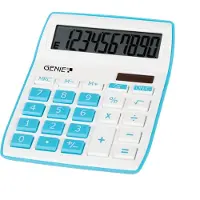 Genie 840 B - Skrivbordskalkylator - solcellspanel, batteri