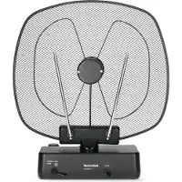 Technisat Digitenne TT2 Aktiv DVB-T/T2-rundstrålantenn Inomhus, stationär, Vägguttag Amplifiering: 30 dB Svart