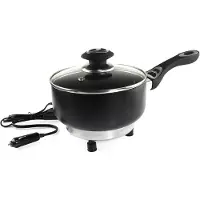 Amio elektrisk gryta med lock för bil 18 x 8 cm 250 W 24 V -02535