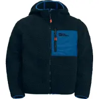 Jack Wolfskin Kids' Ice Curl Hood Jacket Night Blue/Night Blue