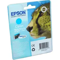 Epson T0712 cyan bläckpatron (original)