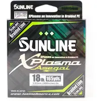 Sunline PE Line Asegai Xplasma 165yds PE 1,7 18lb ljusgrön (5035) ljusgrön färg