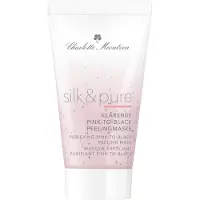 Charlotte Meentzen Silk & pure Klarande Pink-To-Black Ansiktsmask 50 ml