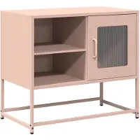 vidaXL TV-skåp rosa 68x39x60,5 cm stål