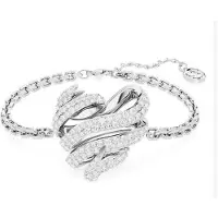 Swarovski Volta Hjärtarmband Damarmband Silver 5652789 Box+Shopping Bag (Random Color)