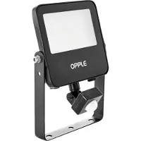 Opple Lighting Re144-20W-840-BL-MD, Svart, IP65, Gjuten aluminium, Polykarbonat, Härdat glas, I, IK07, 1 m