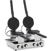 Royal Catering Bubbelvåffeljärn - 2 x 1400 W - 50 - 250 °C - Timer: 0 - 5 min -