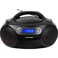 Blaupunkt BB18BK, 1,27 kg, Svart, Bärbar CD-spelare