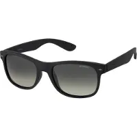 Polaroid Rectangle Unisex Matt Black Smoke Grey Gradient Polariserade solglasögon