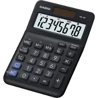 Casio MS-8F Bordsräknare Svart Display (ställen): 8 batteri, solcell (L x B x H) 149 x 101 x 148.5 mm